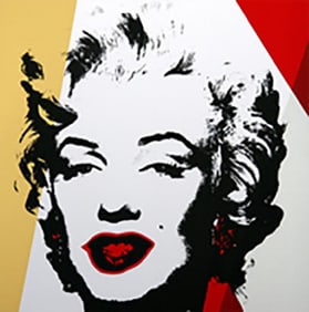 Andy Warhol, Golden Marilyn 11.37 Sunday B Morning Serigraph