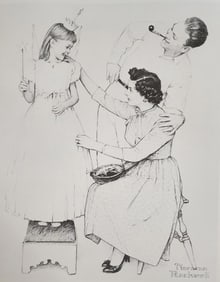 Norman Rockwell, Litle Angel - C.1960