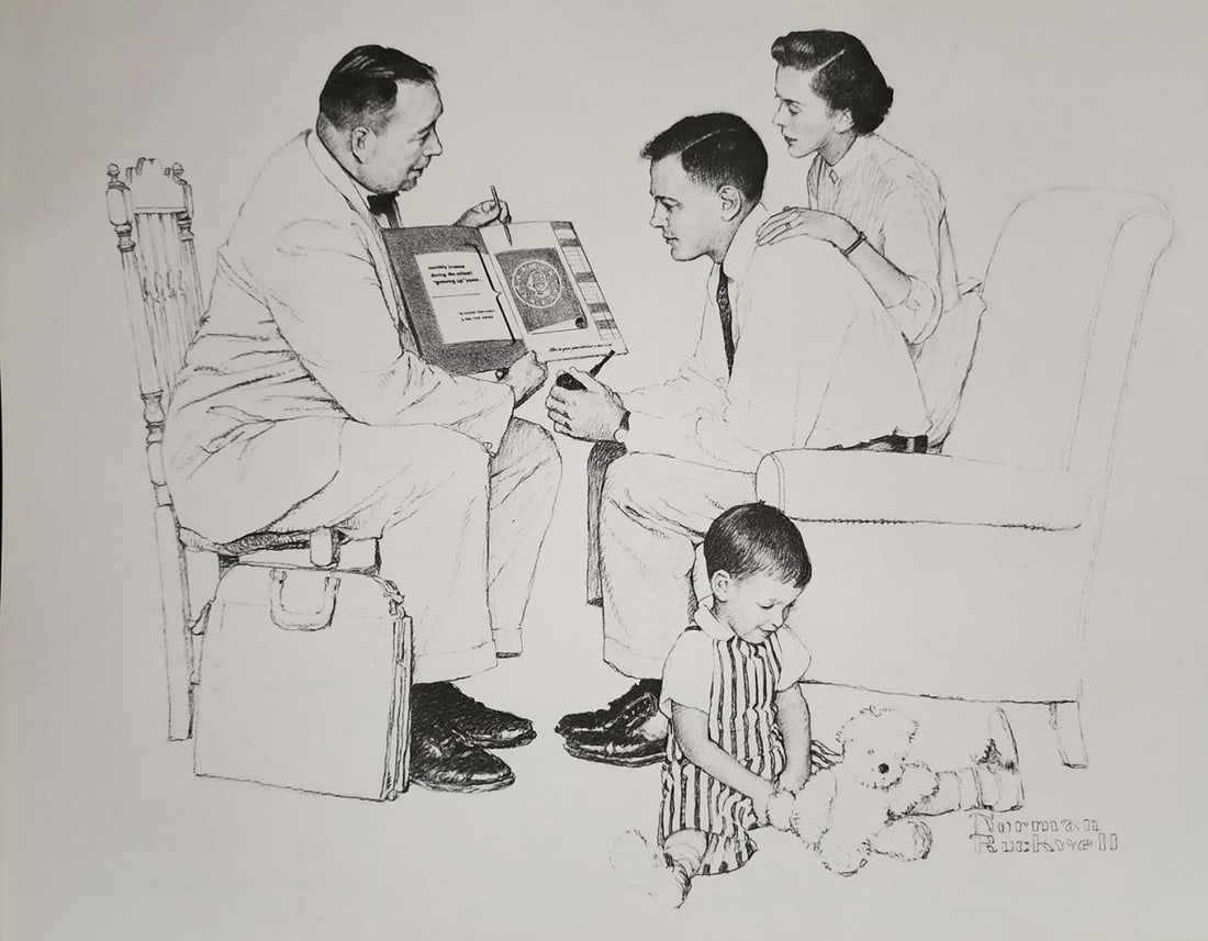 Norman Rockwell, Norman Rockwell, Sales Presentation - C.1960S (1 of 1)
