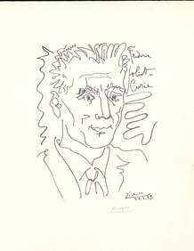 Pablo Picasso (after), 'Frederic Joliet Curie', Signed Limited Edition Lithograph, 1959