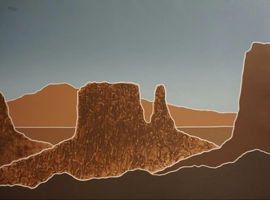 Peter Keefer, Mesa Petaca, 1980, Serigraph