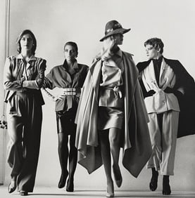 Helmut Newton, Sie Kommen, Paris, (Dressed), 1981