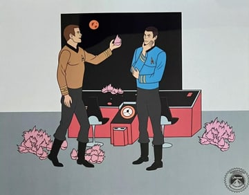 Paramount, Star Trek Original Cartoon Captain Kirk & Dr. Bones, Limited Edition Sericel