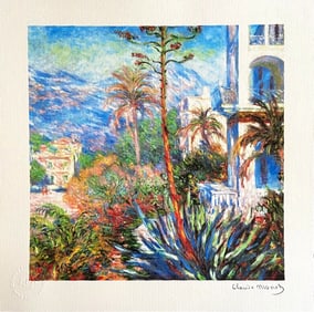 Claude Monet 'Cities In Bordighera' 1979, Limited Edition Lithograph
