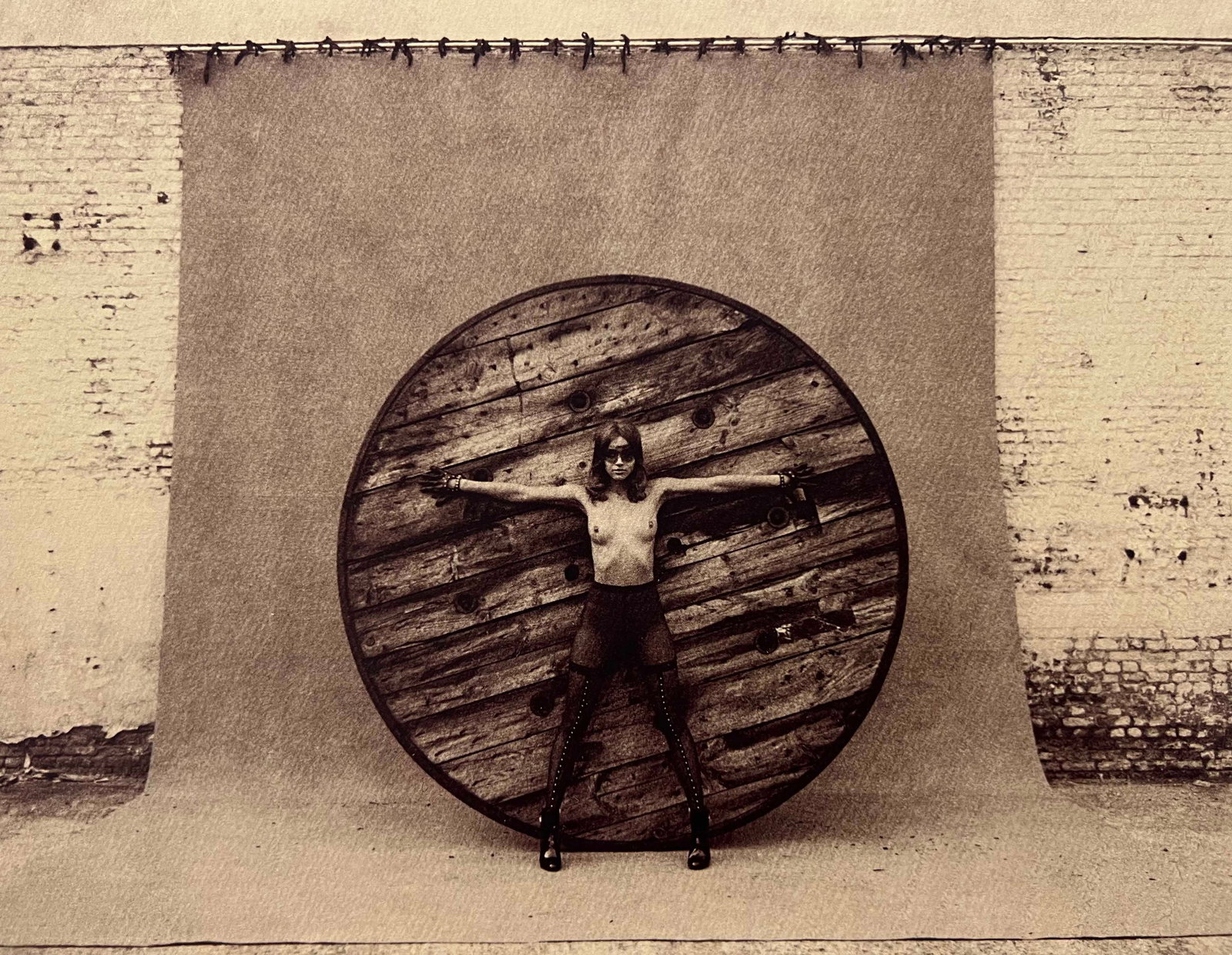Marc Lagrange, Wheel Of Lana, 2013: Photographer: Marc Lagrange was a Belgian photographer known for his nude portraits of female figures. Lagrange created dream-like and fantastical narrative pictures populated by beautiful nudes that