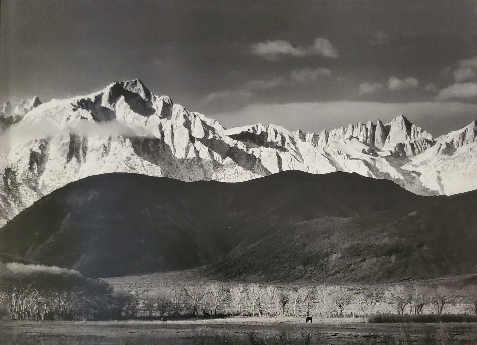 Ansel Adams, Winter Sunrise, Sierra Nevada, From Lone Pine, California, 1944 (1 of 1)