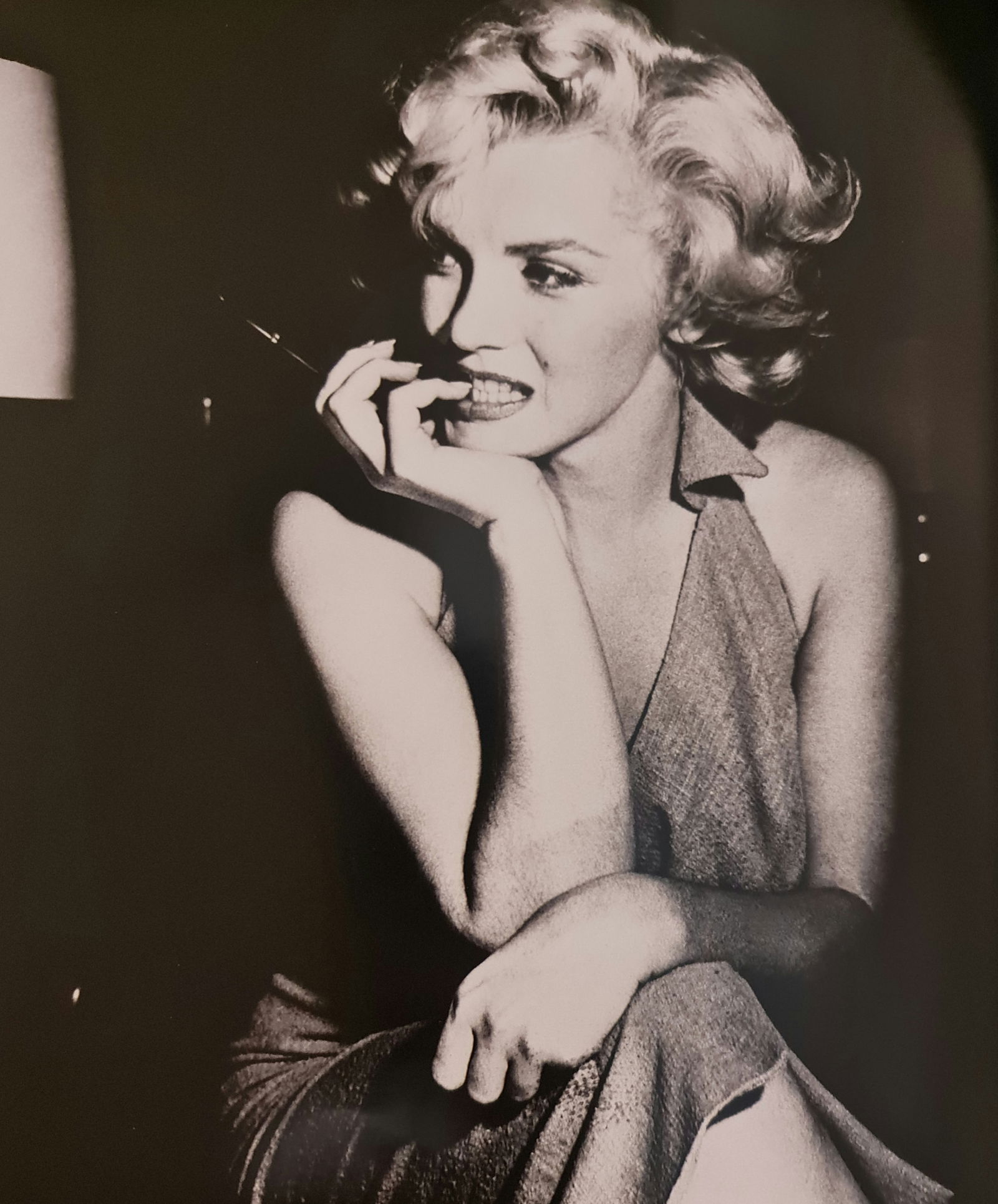 Marilyn Monroe, Apprehensive look, 1953 (1 of 1)