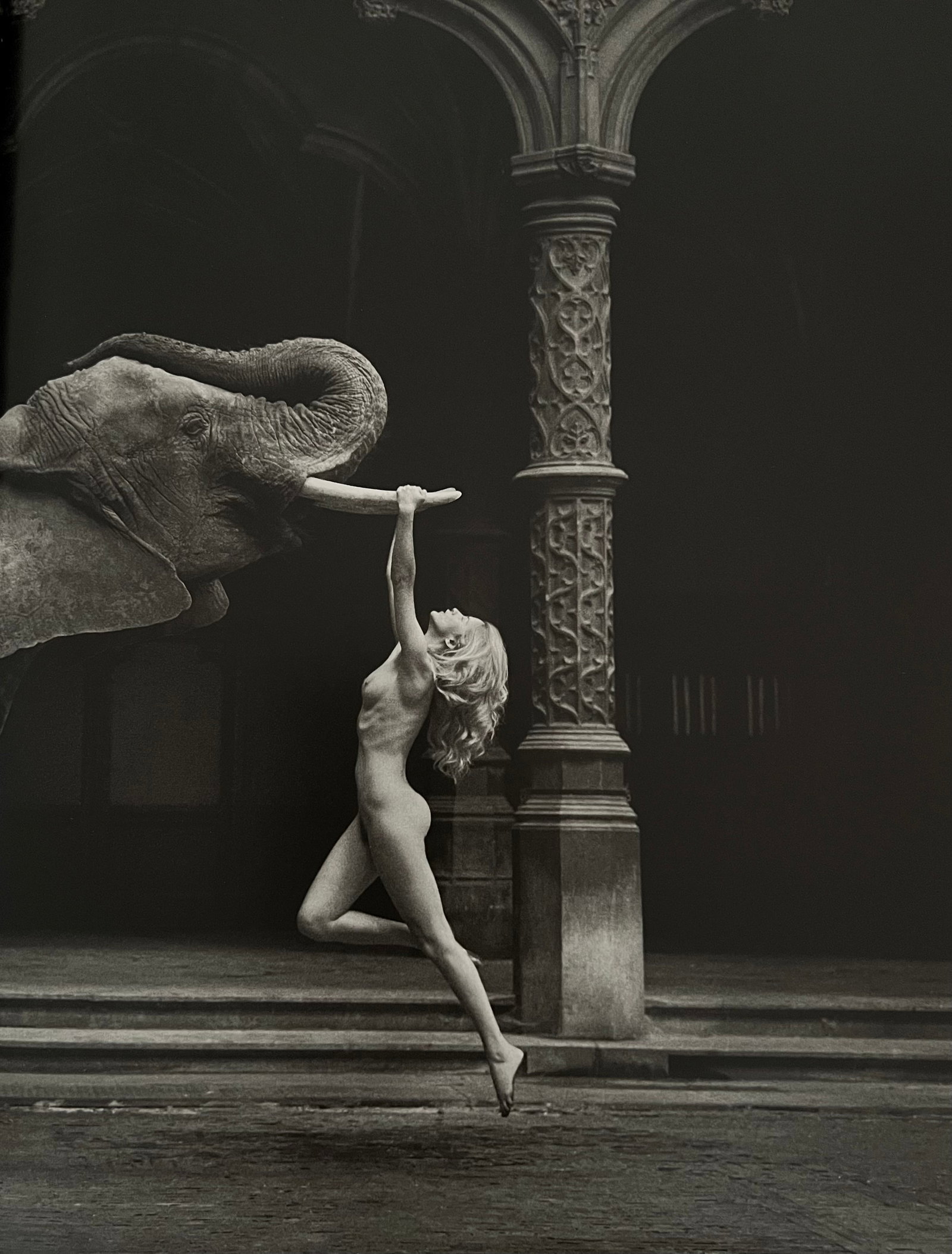 Marc Lagrange, Tusk, 2000's: Photographer: Marc Lagrange was a Belgian photographer known for his nude portraits of female figures. Lagrange created dream-like and fantastical narrative pictures populated by beautiful nudes that