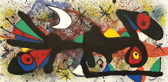 Joan Miro, 'Ceramiques II' original lithograph, 1974