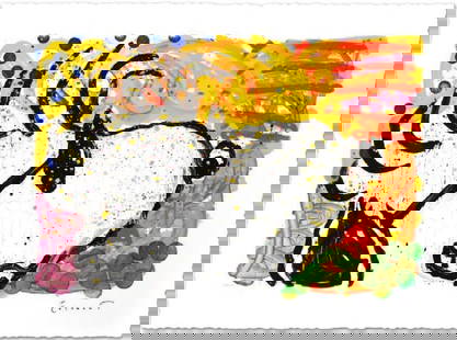 Tom Everhart, Lithograph "Pop Star" Signed Limited Edition Lithograph: Description Pop Star is a limited edition hand pulled original lithograph on museum quality deckle-edge paper, numbered and hand signed by Tom Everhart. This is one of the final Everhart editions to b