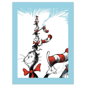 Dr. Seuss, 'Little Cats B, C And A Signed Limited Edition Serigraph