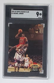 Michael Jordan Topps Basketball Card SGC 9