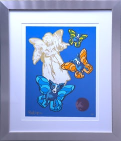 George Rodrigue, Blue Dog "Angel Baby" Signed Limited Edition Silk Screen