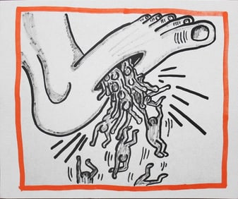 Keith Haring, 'Against all odds', Limited Edition Silk Screen, 1990 - 5