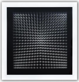 Victor Vasarely, 'Oeuvres Profondes Cinetiques', Vii Framed Serigraph