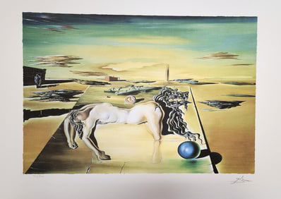 Salvador Dali, 'Invisible Sleeping Woman', Facsimile