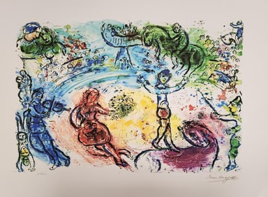 Marc Chagall, 'Le Cirque', Facsimile