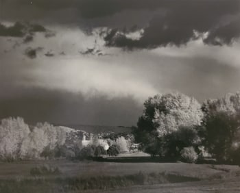 Ansel Adams, Autumn Storm, Las Trampas, Near Penasco, New Mexico, C. 1958