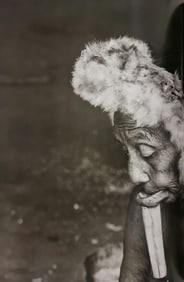 Sebastiao Salgado, Zo'e man, Brazil, 2009