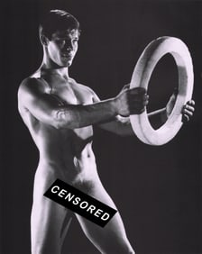 Bruce Bellas of Los Angeles, Male Nude Study, 1950's - 7 (32) - 7.5"x9.5"