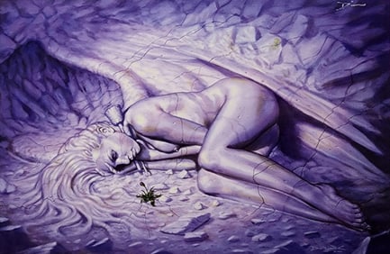 Dorian Cleavenger, 'Mermaid' Signed pigments print