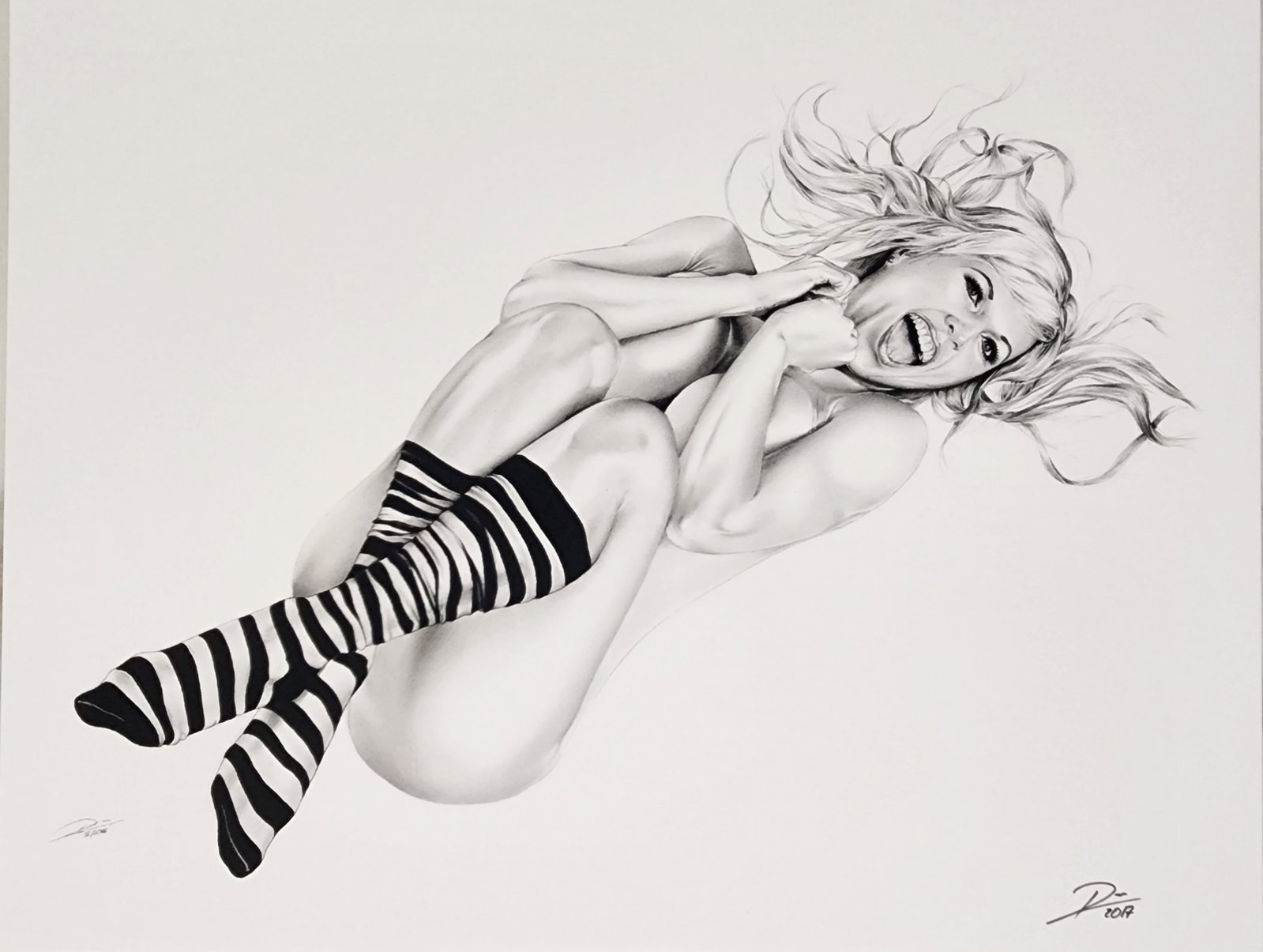 Dirk Richter, 'Play With Me' Signed pigments print: Artist: Dirk Richter Title: Play With Me Medium: Giclee on paper Year: 2025 Size: 11 x 8.5 inces Condition: Excellent