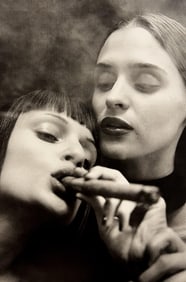 Helmut Newton, Cigar Industry, Milan, 1997