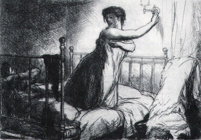 John Sloan, Turning Out The Light,1905