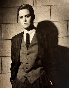 Helmut Newton, Sigourney Weaver In Drag, Los Angeles, 1983