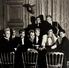 Helmut Newton, Steve Strange, Friends, And Bodyguard, Paris 1982