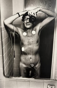 Helmut Newton, Self Portrait During And Electrocardiogram, Lenox Hill Hospital, New York, 1973