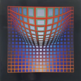 Victor Vaserely, KEZDI-VEGA Framed
