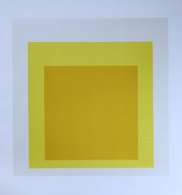 Josef Albers, Homage to the Square: Frontal Backing', Framed Silkscreen Print, 1970