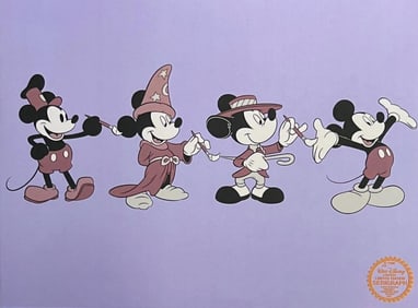 Disney, Mickey Mouse Through The Years, Limited Edition Animation Cel