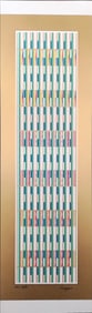 Yaacov Agam, Vertical Orchestration, Signed Limited Edition SerigraphHc 4/18