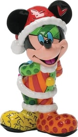 Romero Britto, 'Disney's - 'Christmas Mickey', Stone Resin Sculpture