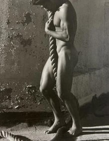 Herb Ritts, Tony With Rope, Los Angeles, 1986