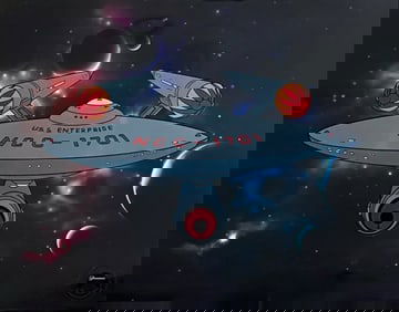 Paramount, 'Star Trek The Original Cartoon - U.S.S Enterprise', Limited Edition Animation Cel