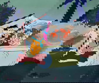 Hanna-Barbera, 'The Flintstones - Family Outing Animation', Limited Edition Animation Cel