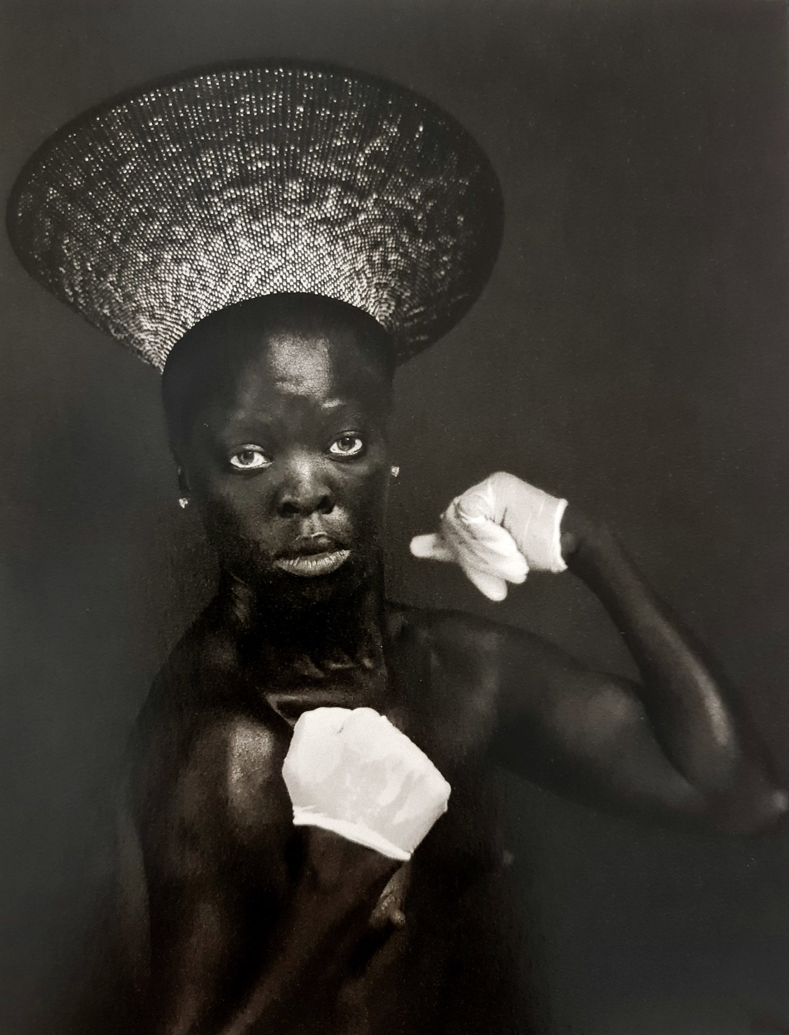 Zanele Muholi, MaID III, Syracuse, New York, 2015: Photographer: Zanele Muholi was born in 1972. She is a South African photographer and filmmaker. Title: MaID III, Syracuse, New York, 2015, 6.5 x 8.5 Date Of Negative: 2015 Type Of Print: Authentic Vi