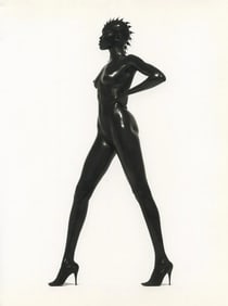 HERB RITTS - Alek Wek, Los Angeles, 1990
