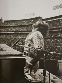 Terry O'Neill, Elton John At Dodger Stadium In Los Angeles, 1975