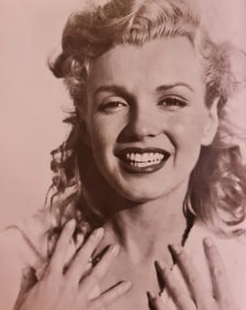 Norma Jean on a modeling trip