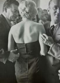 Marilyn Monroe at a thank you party for The Seven Year Itch