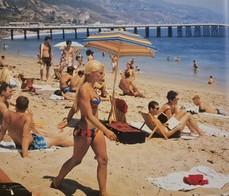 Leroy Grannis, Diane Bolton, Malibu, 1964