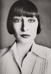 Richard Avedon, Anjelica Huston, Hair by Serge Lutens, New York studio, 1972