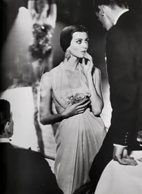 Richard Avedon, Carmen, Evening dress by Nina Ricci, Moulin Rogue, Paris, 1957