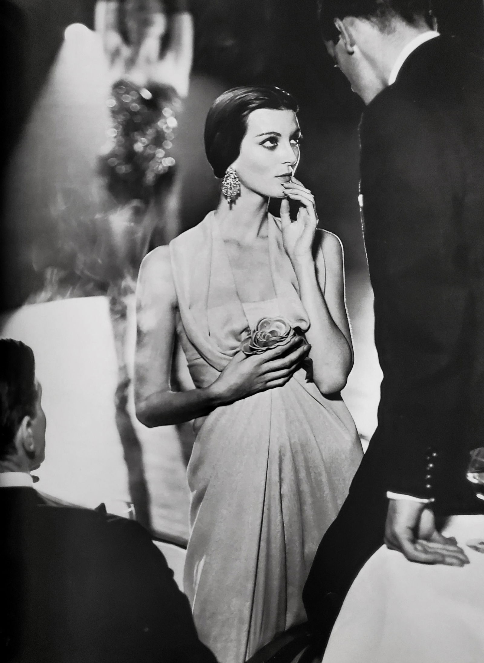 Richard Avedon, Carmen, Evening dress by Nina Ricci, Moulin Rogue, Paris, 1957: Photographer: Richard Avedon (American, 1923 - 2004) - internationally renowned portrait and fashion photographer, one of the most important and influential photographers during the last half of the t