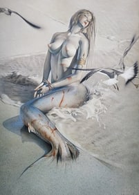 Hajime Sorayama 'Untitled' (too hot to handle - 1993 - Large format, offset lithograph