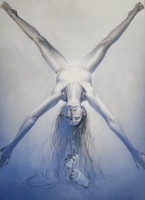 Hajime Sorayama 'Untitled' (too hot to handle - 1993 - Large format, offset lithograph
